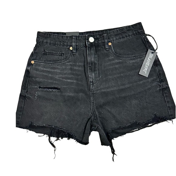 BLANKNYC Pants - NWT Blanknyc The Reeve High Rise Ribcage Short Black Women's Size 26
